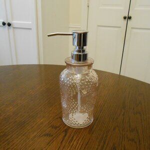 Opalhouse Pink Glass Soap Dispenser NEW
